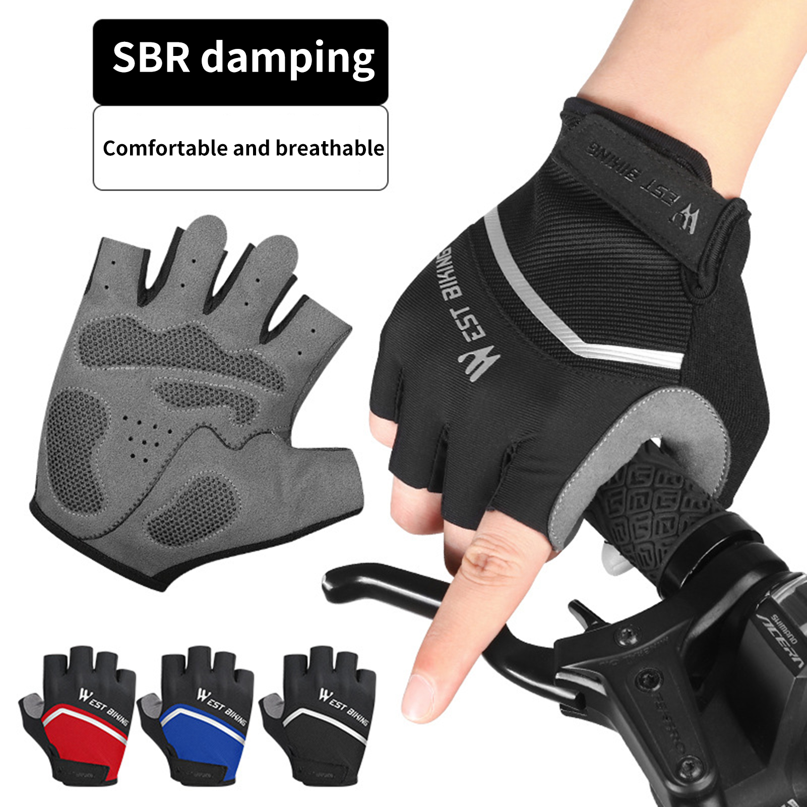 SM SunniMix 1 Paire De Pédales Entièrement Moulées -Formes 9/16